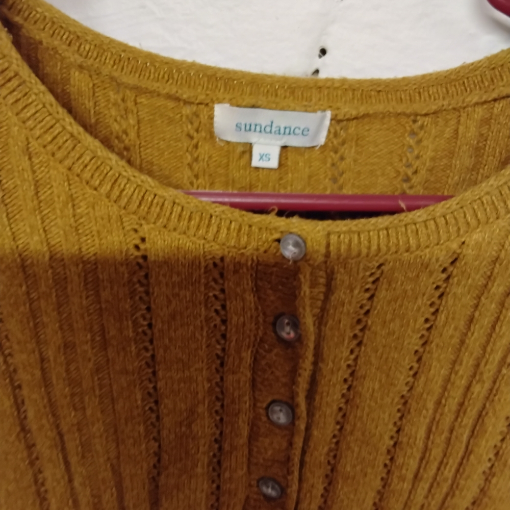 Mustard Yellow Ribbed Sweater - Picture 3 of 5